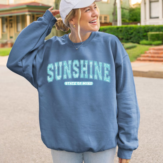 Sunshine State of Mind - Blue Floral