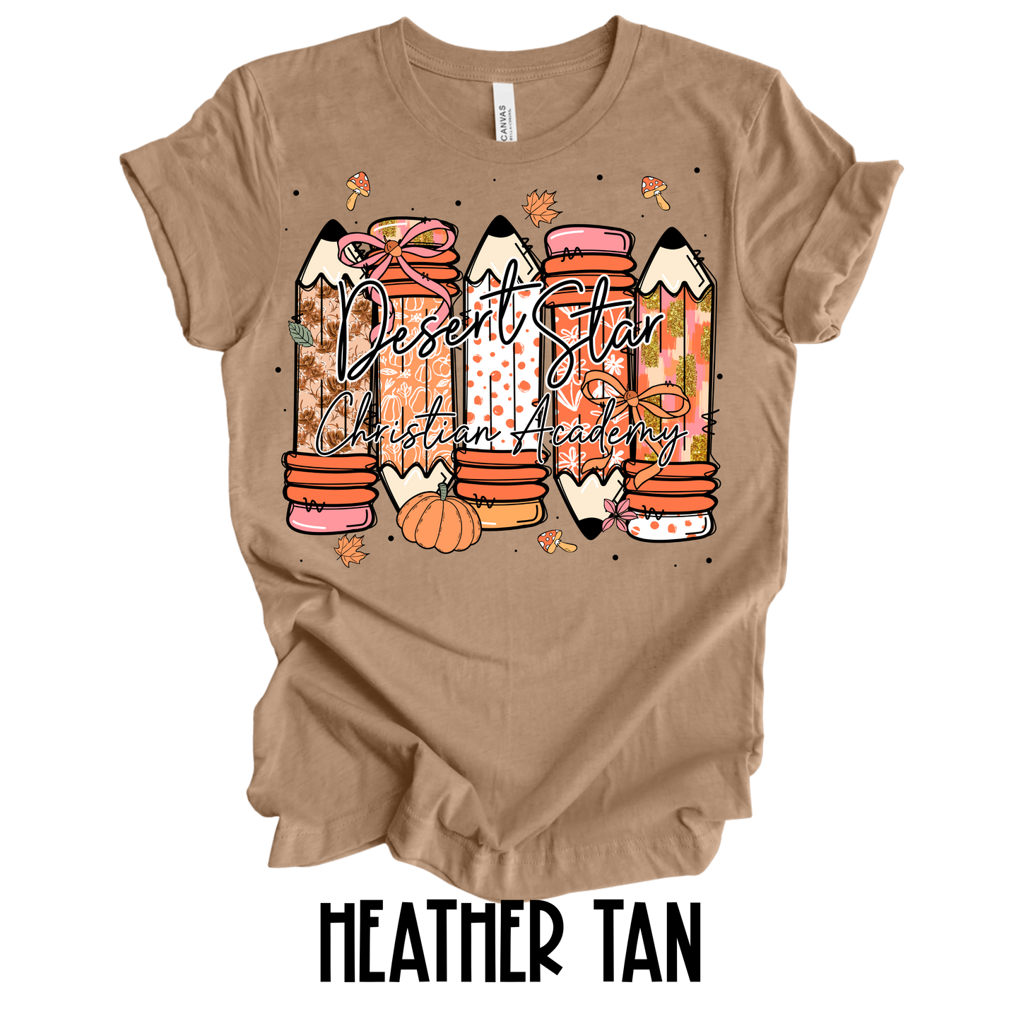 Desert Star Fall Pencils - October