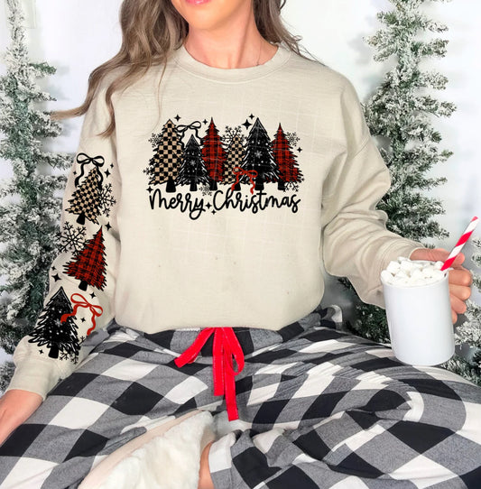 Plaid Trees WITH sleeves