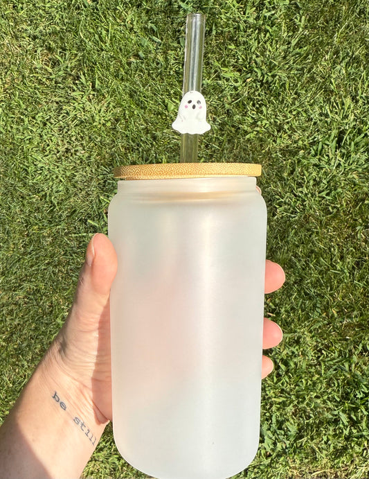 Ghost Glass Straw 👻