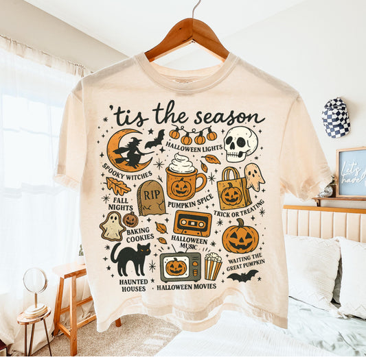 Tis the Season Halloween Collage BLACK