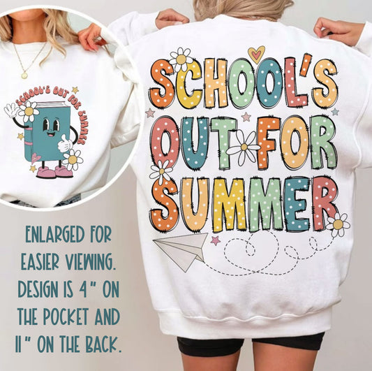 Schools Out For Summer Retro