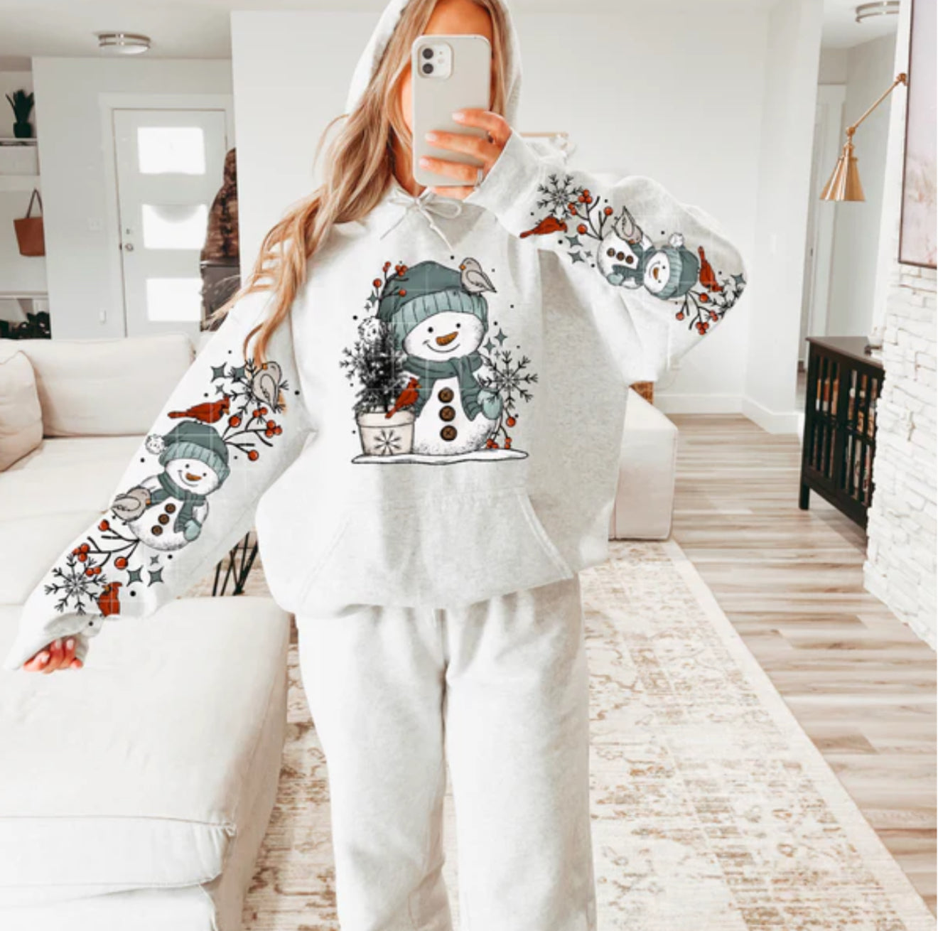 Snowman & Bird WITH sleeves