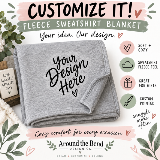 Customize it: Fleece Stadium Blanket