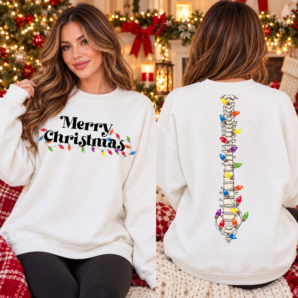 Merry Christmas Spine Front/Back