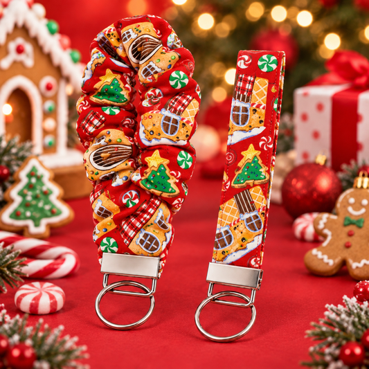 Gingerbread House Wristlet