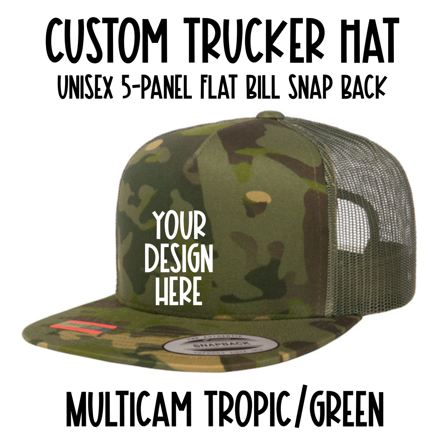 Custom Trucker Hat - Snap Back