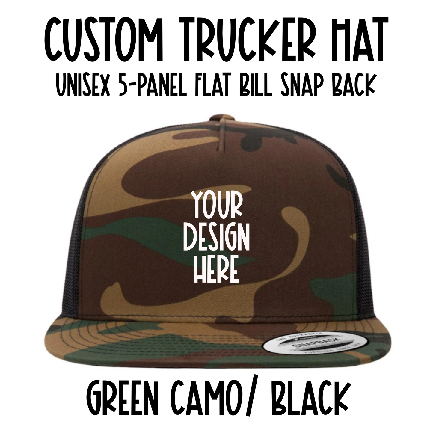 Custom Trucker Hat - Snap Back