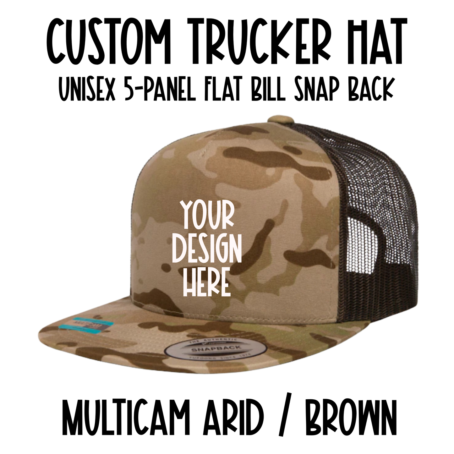 Custom Trucker Hat - Snap Back