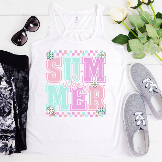 Summer Vibes Pastel Daisies