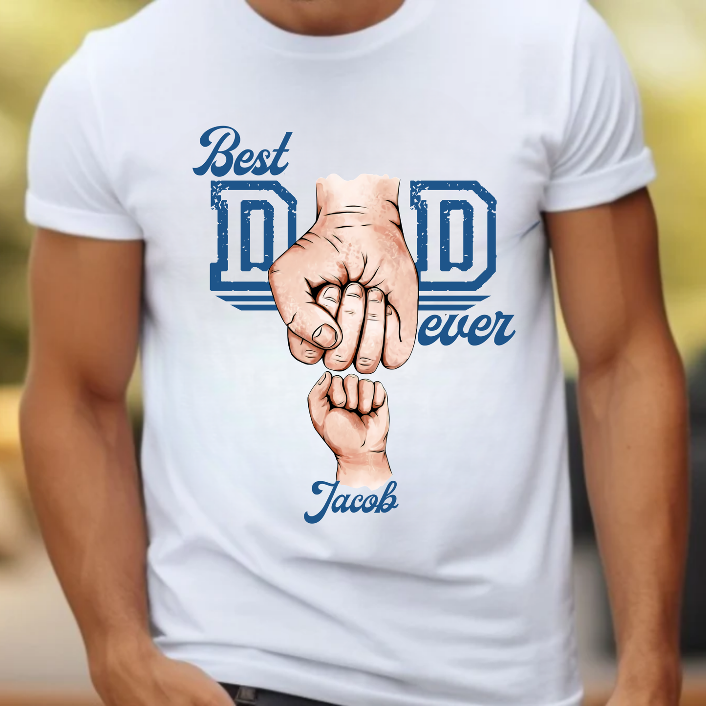 Fist Bump Dad - Personalize up to 5 name