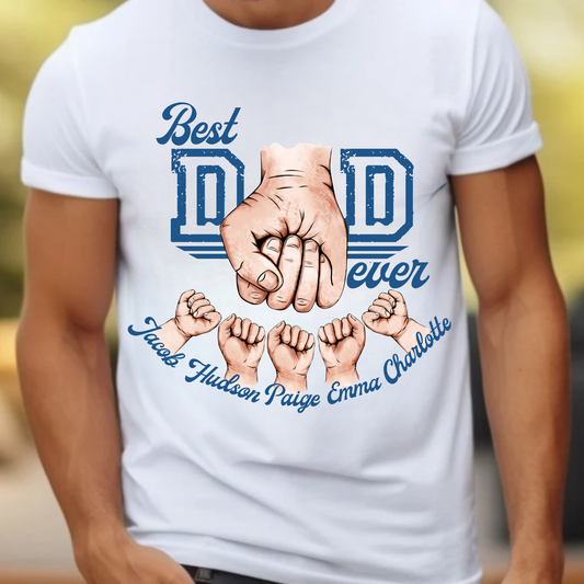 Fist Bump Dad - Personalize up to 5 name