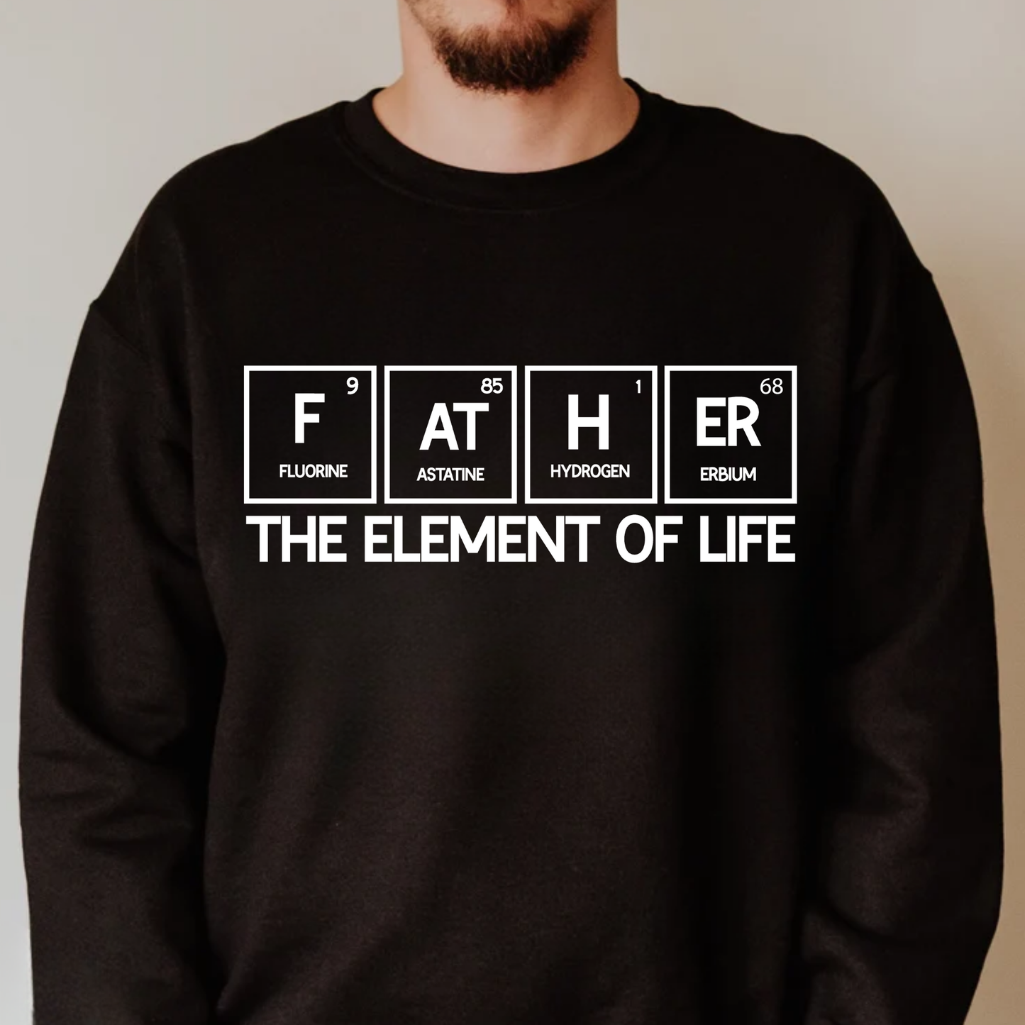 Elemental Father - Boack, White, or Colorful Design