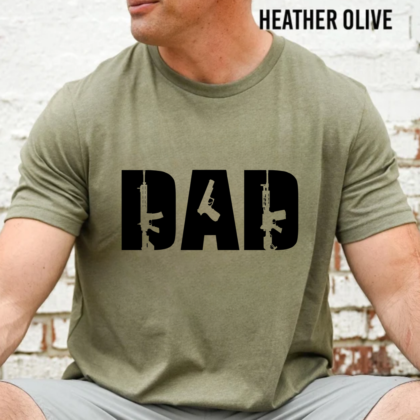 Second Amendment Dad - BLACK OR WHITE Design