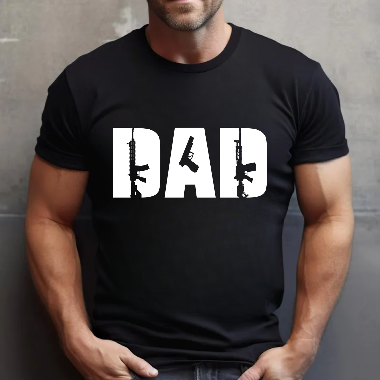 Second Amendment Dad - BLACK OR WHITE Design