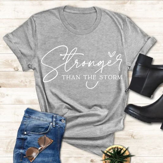 Stronger Than The Storm - White