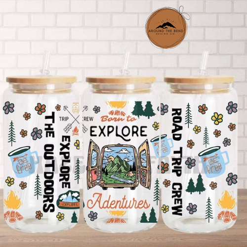 Explore - 16 oz Glass Can Cup